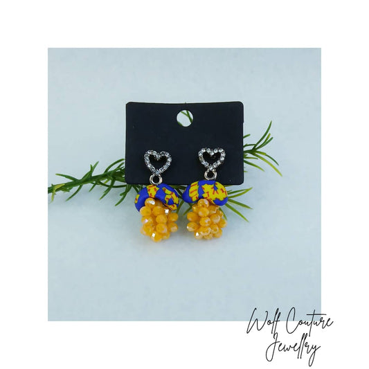 Ada Blue Hive Earrings