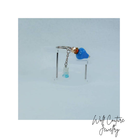 Blue Beary Keychain