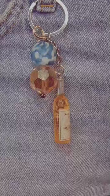 Sip & Sparkle Keychain