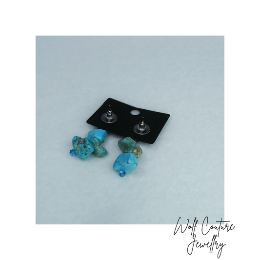 Azure Cascade Earrings