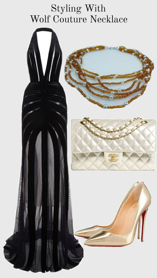 Golden Monroe Necklace