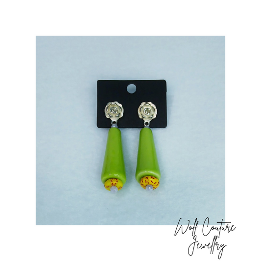 Lime Drop Earrings